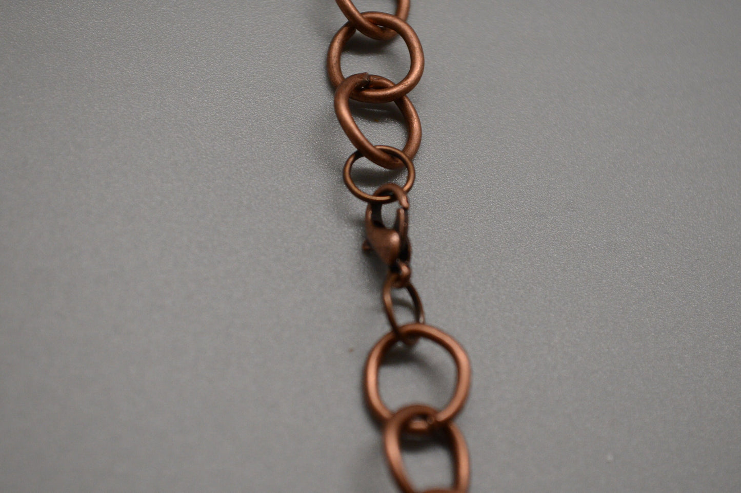 Copper and Jasper Collar Necklace, Made in Maine