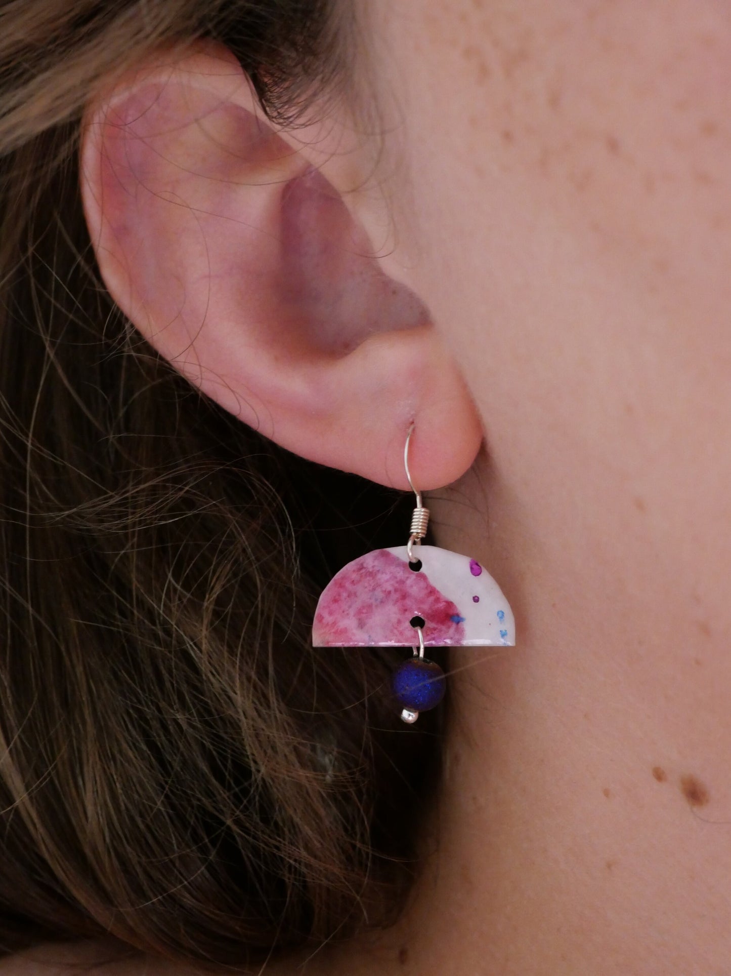 Jaw Breaker and Bead Earrings