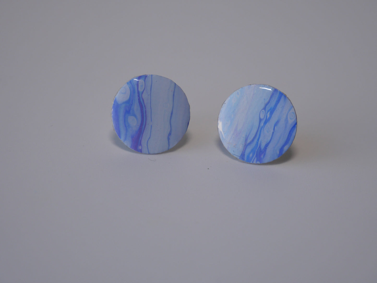 Collaborative Paint Pour Stud Earrings – EP X EP Collection with Ed Presby